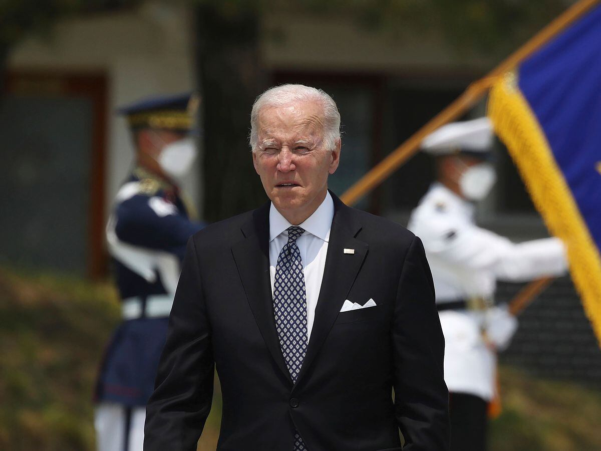 US President Joe Biden visits Seoul National Cemetery in Seoul