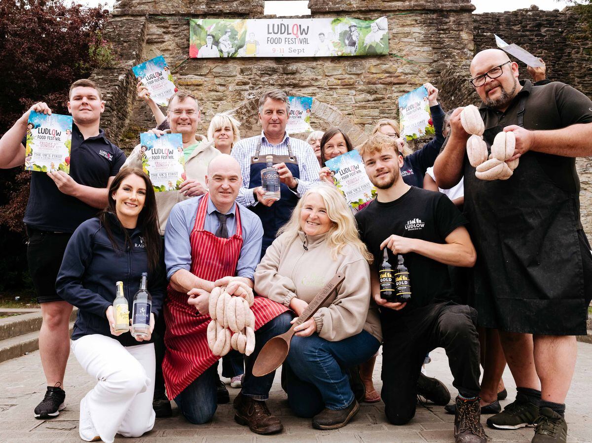 SOUTH COPYRIGHT SHROPSHIRE STAR JAMIE RICKETTS 05/09/2022 - Pre-Pic for Ludlow Food Fest 2022.