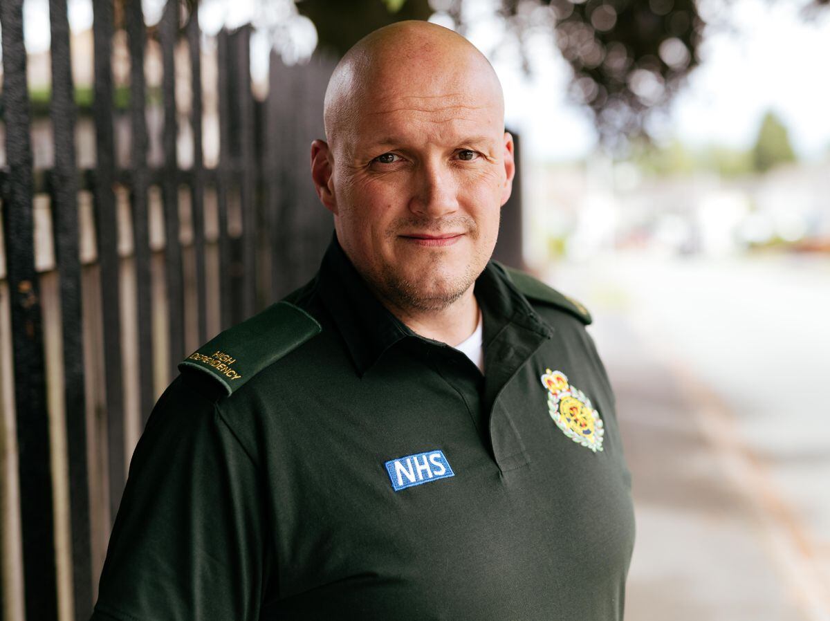 Mark Jones, a Community First Responder from Broseley, was nominated by his wife to be a Batonbearer for the Birmingham Commonwealth Games