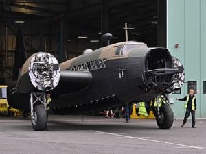 The Wellington, one of only two remaining, has moved from the Conservation Centre into the public display hangar