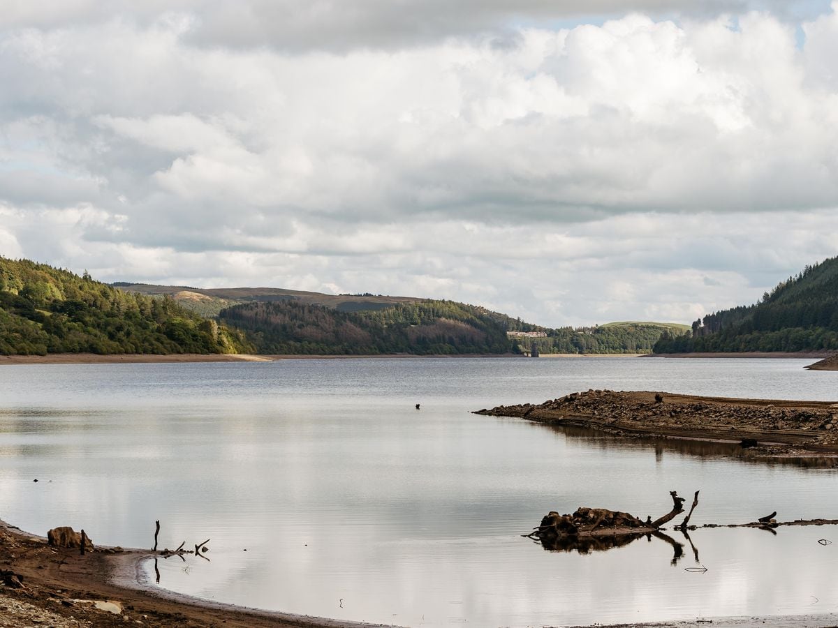 Lake Vyrnwy dipped to some of its lowest levels last summer