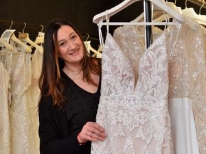 Carrie Hatfield, from Oldbury, who owns The Real Wedding Collective with her sister Sadie