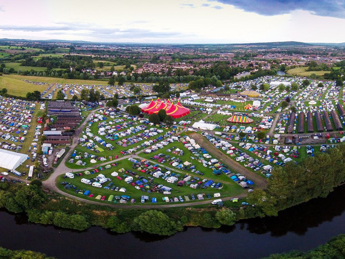  Shrewsbury Folk Festival. Picture: Drone Rangers