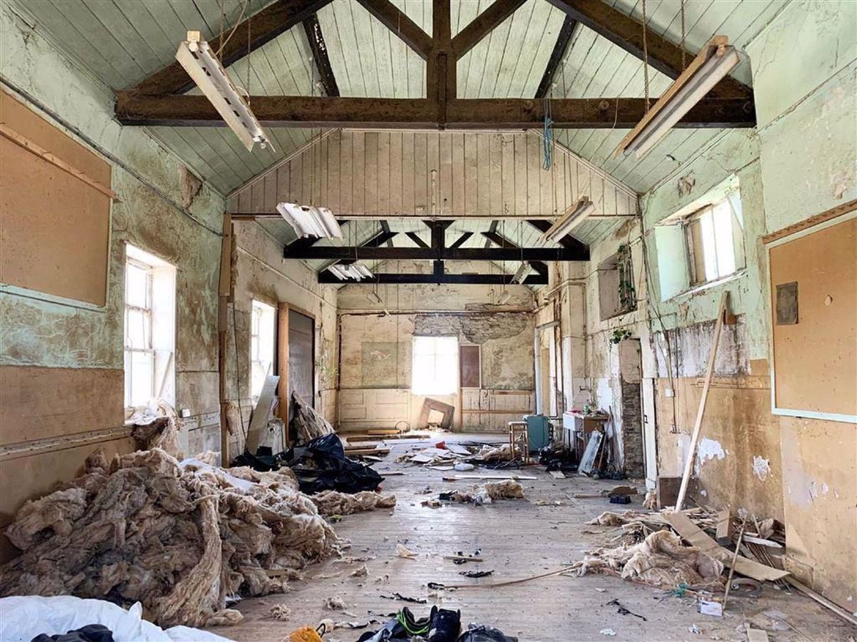 It's planned to turn the old school into a home. Photo: Halls Commercial/Rightmove