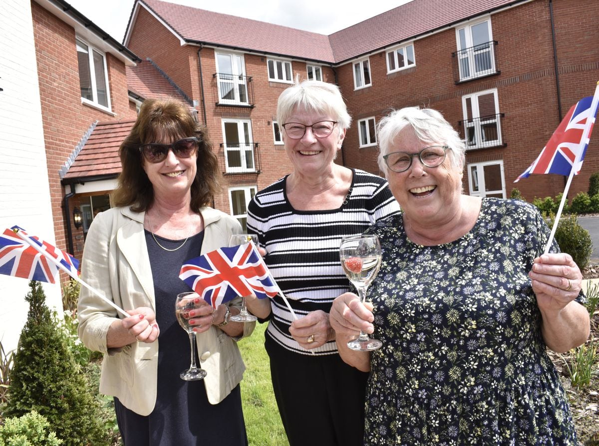 Staff and residents at Churchill Retirement Living celebrate the Jubilee with a tea party