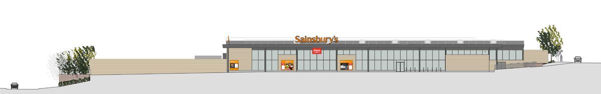 An image of how the supermarket could look