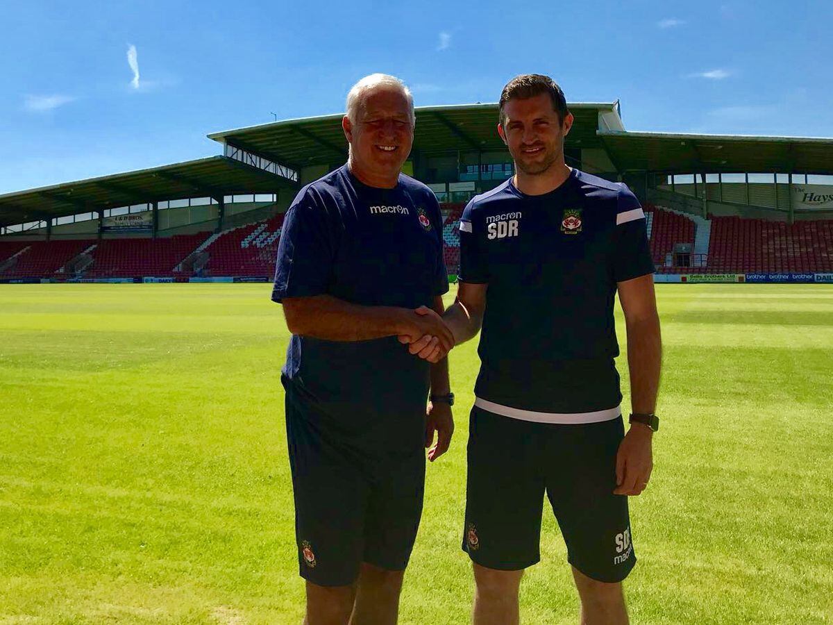 Sam Ricketts has been re-united with his former Wrexham No.2 Graham Barrow this summer