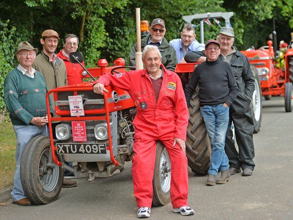 The Tern Valley Vintage tractor team were on parade