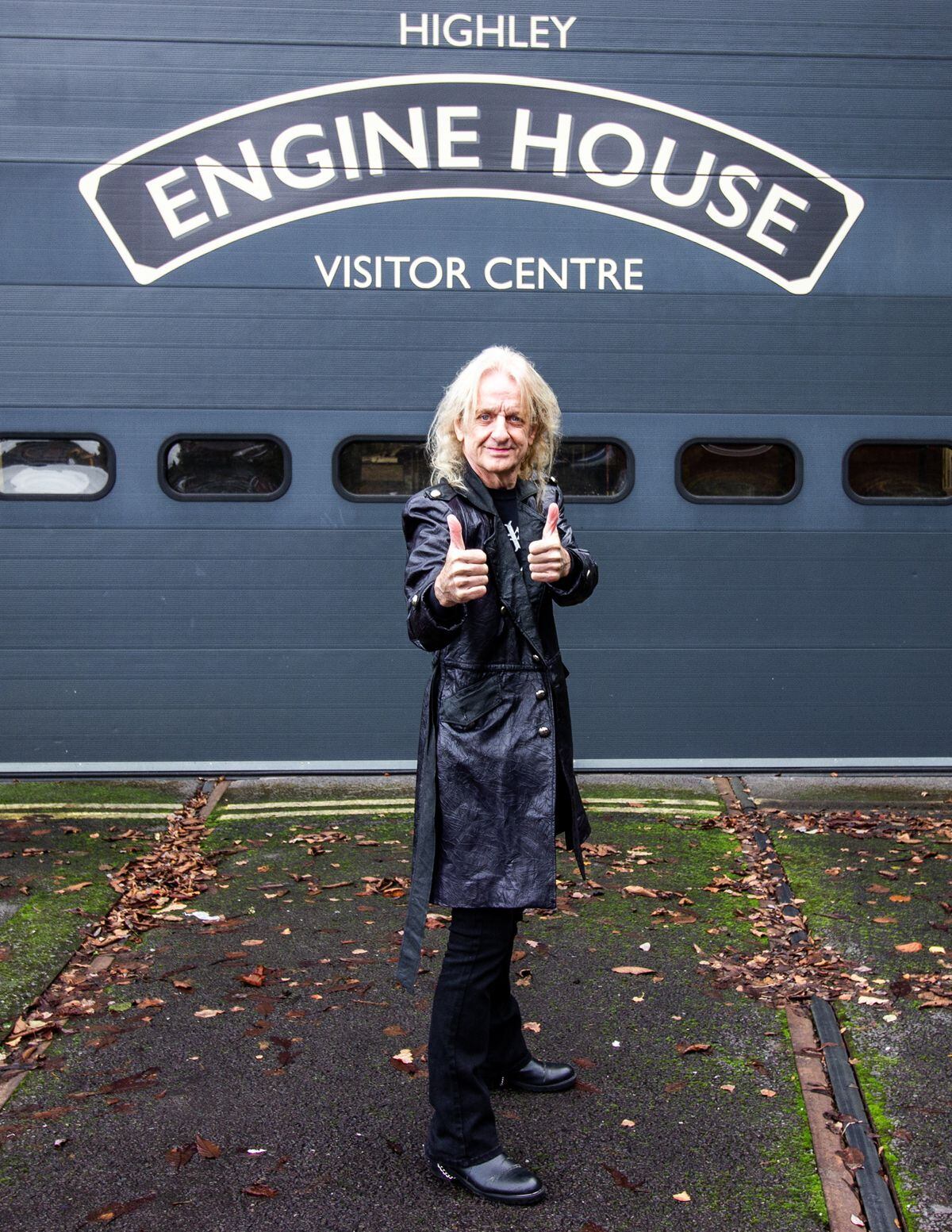 KK Downing at the Engine House at Severn Valley Railway