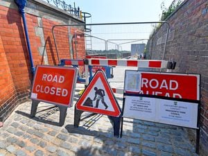 Castle Terrace has been closed again as the new round of works at Bridgnorth Cliff Railway begin