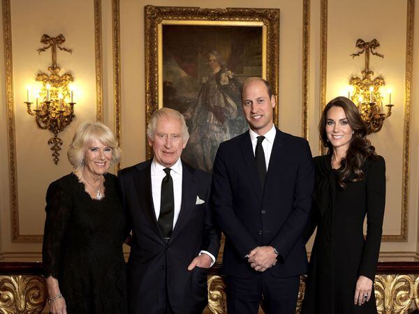 King Charles III and family