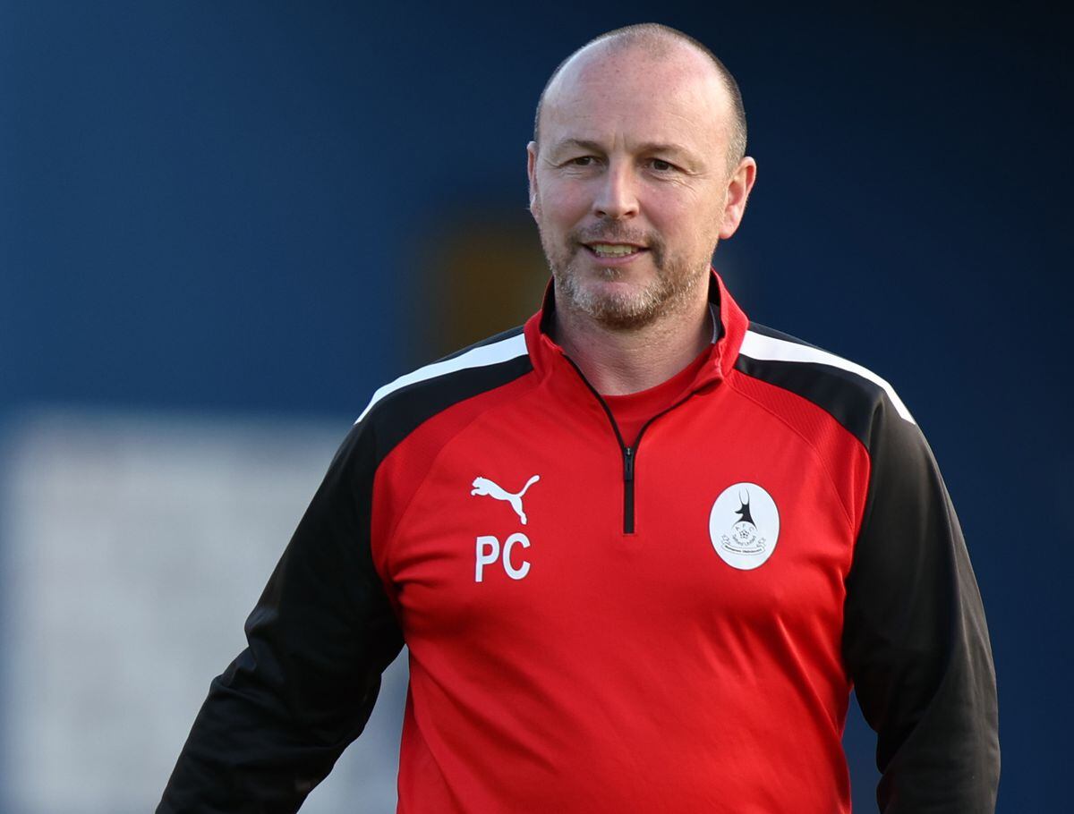 Paul Carden the head coach / manager of AFC Telford United.