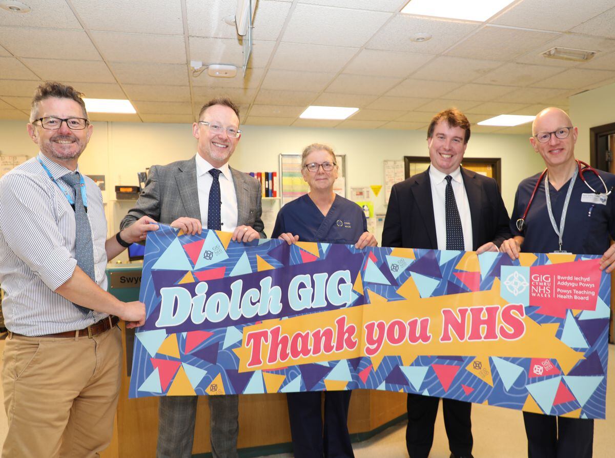 Politicians visit newly-opened hospital to mark NHS’s 75-year anniversary