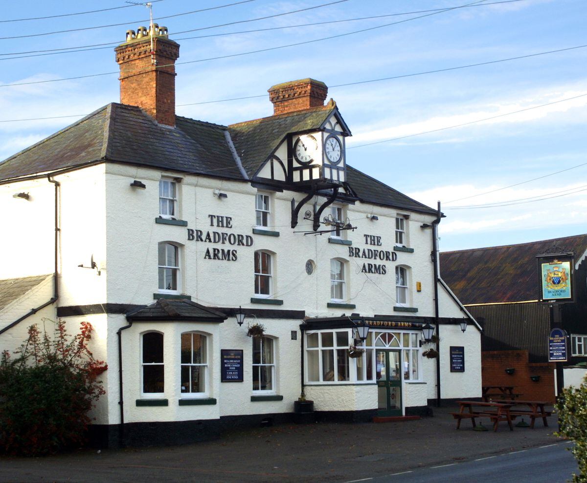 The Bradford Arms in the village of Knockin is up for sale