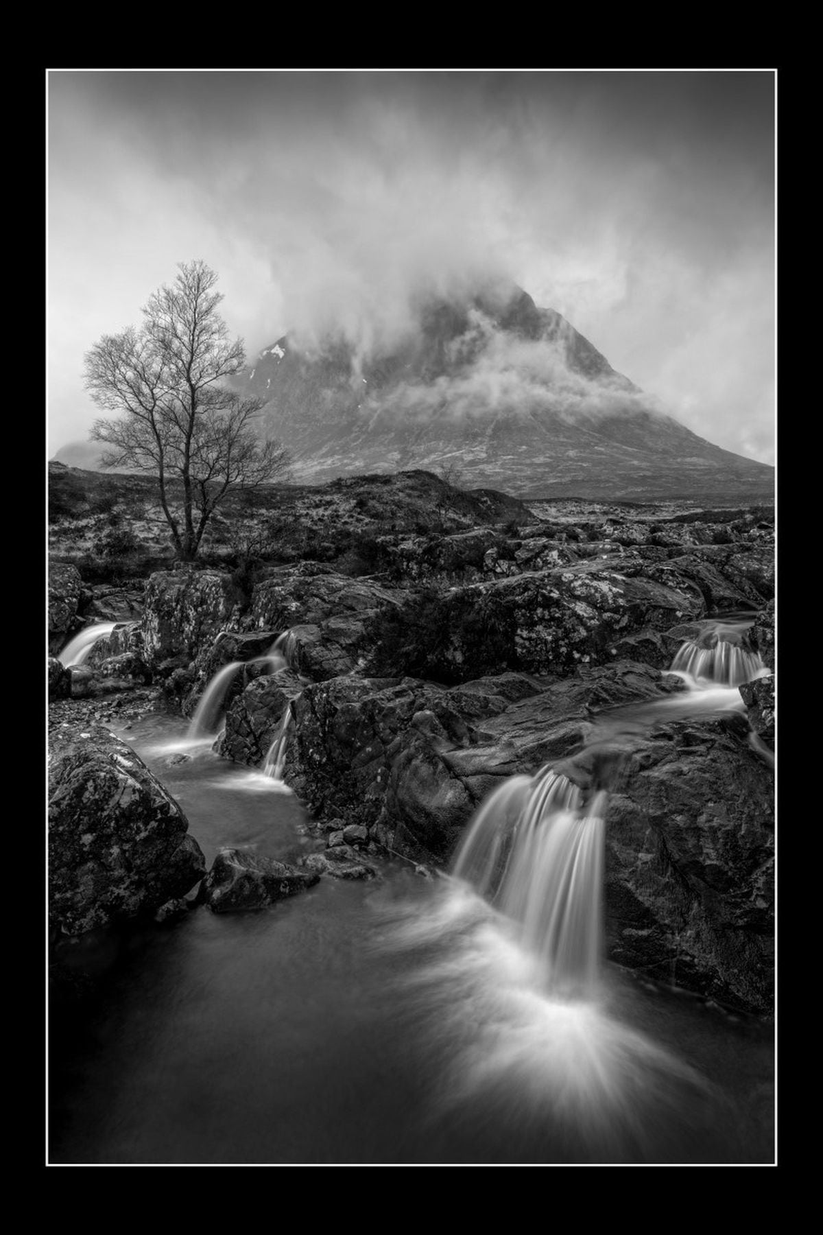 Mist Over the Buachaille by Peter Humphrys