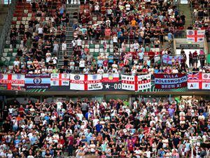 Aston Villa fans in Warsaw