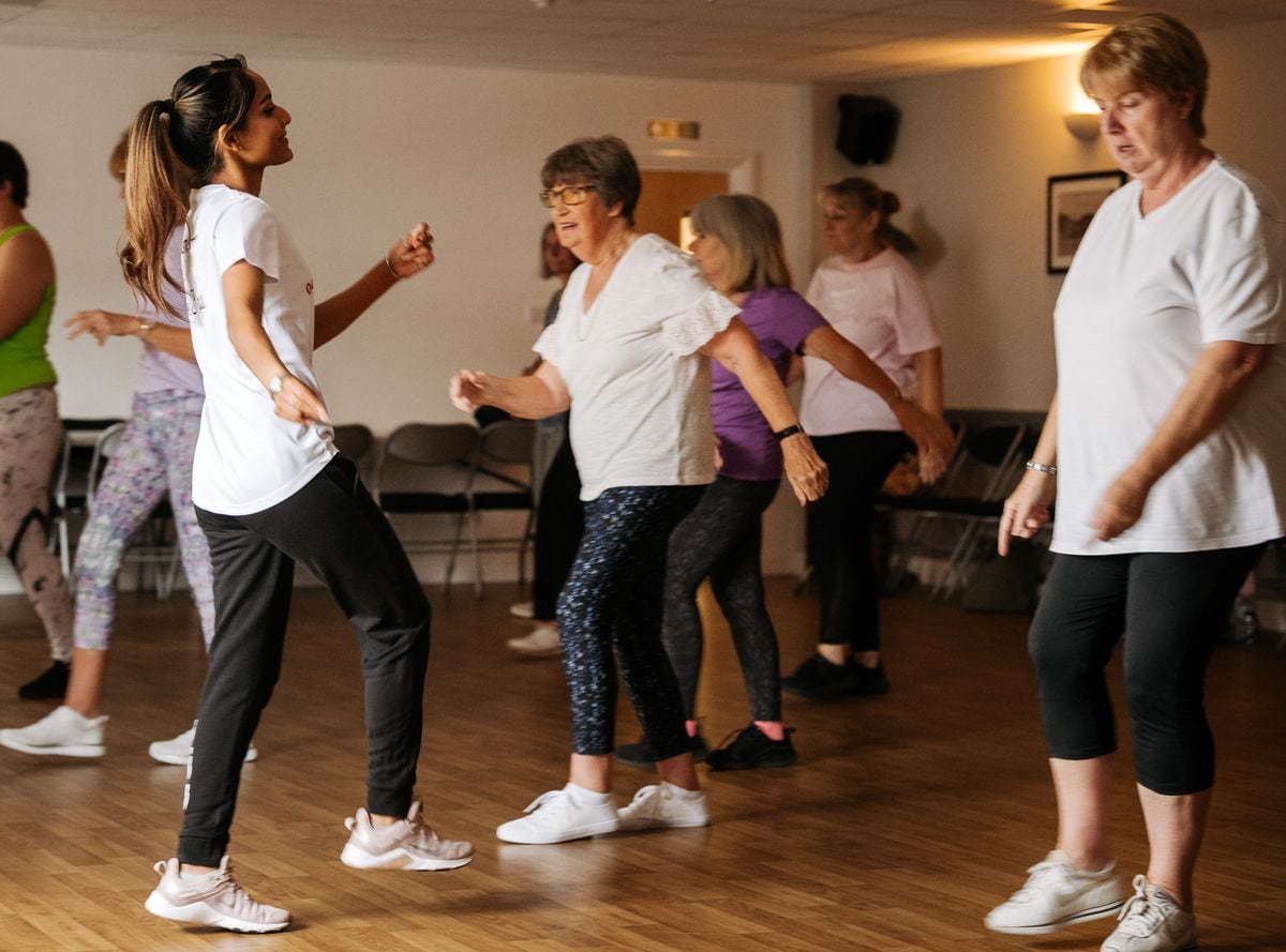 LAST COPYRIGHT SHROPSHIRE STAR JAMIE RICKETTS 29/08/2023 - Jee Kaur has set up a new gentle dance class for fitness and mental health at The Wakes in Oakengates. In Picture: Instructor Jee Kaur.