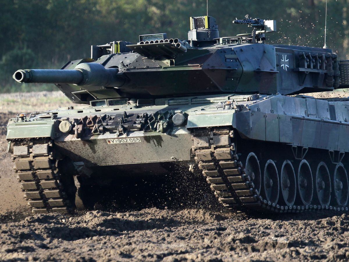 A Leopard 2 tank