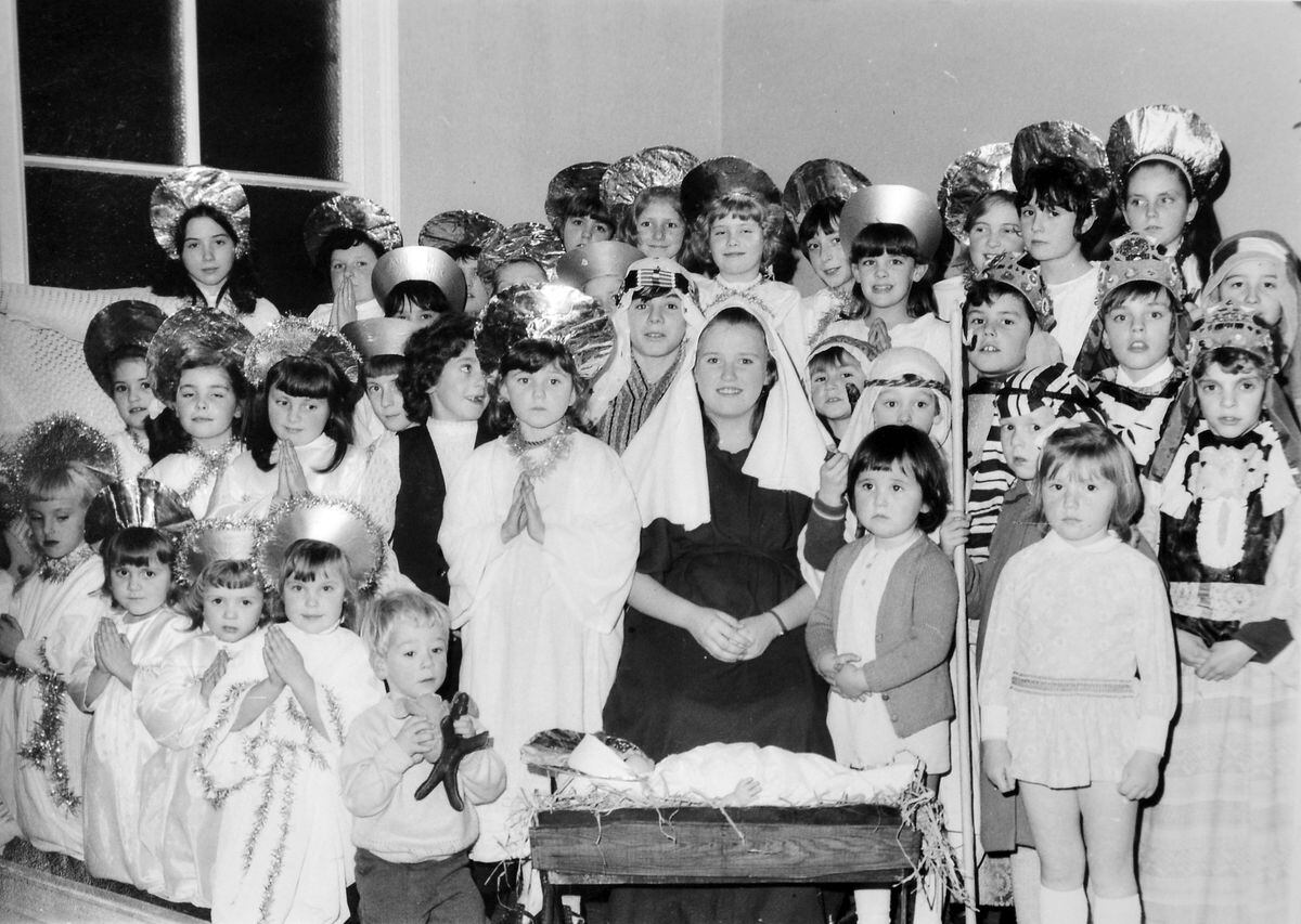We're going back 50 years here to a nativity play performed on Sunday evening, December 19, 1971, by young members of the Trench Methodist Sunday School. This photo was loaned by Colin Fryer, of Trench, and was taken by Graham Jones. Colin says: "Graham Jones was a colleague of mine working at the office at Sankeys. He volunteered to come and take the photograph which was taken at the Methodist Church, Trench, on the bottom of Church Road. I was a member of the church. The building is still standing but is not a church any more, sadly. It closed in October 1997 and it's been converted into flats." 