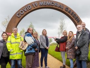 The memorial garden has been opened by Telford & Wrekin Council