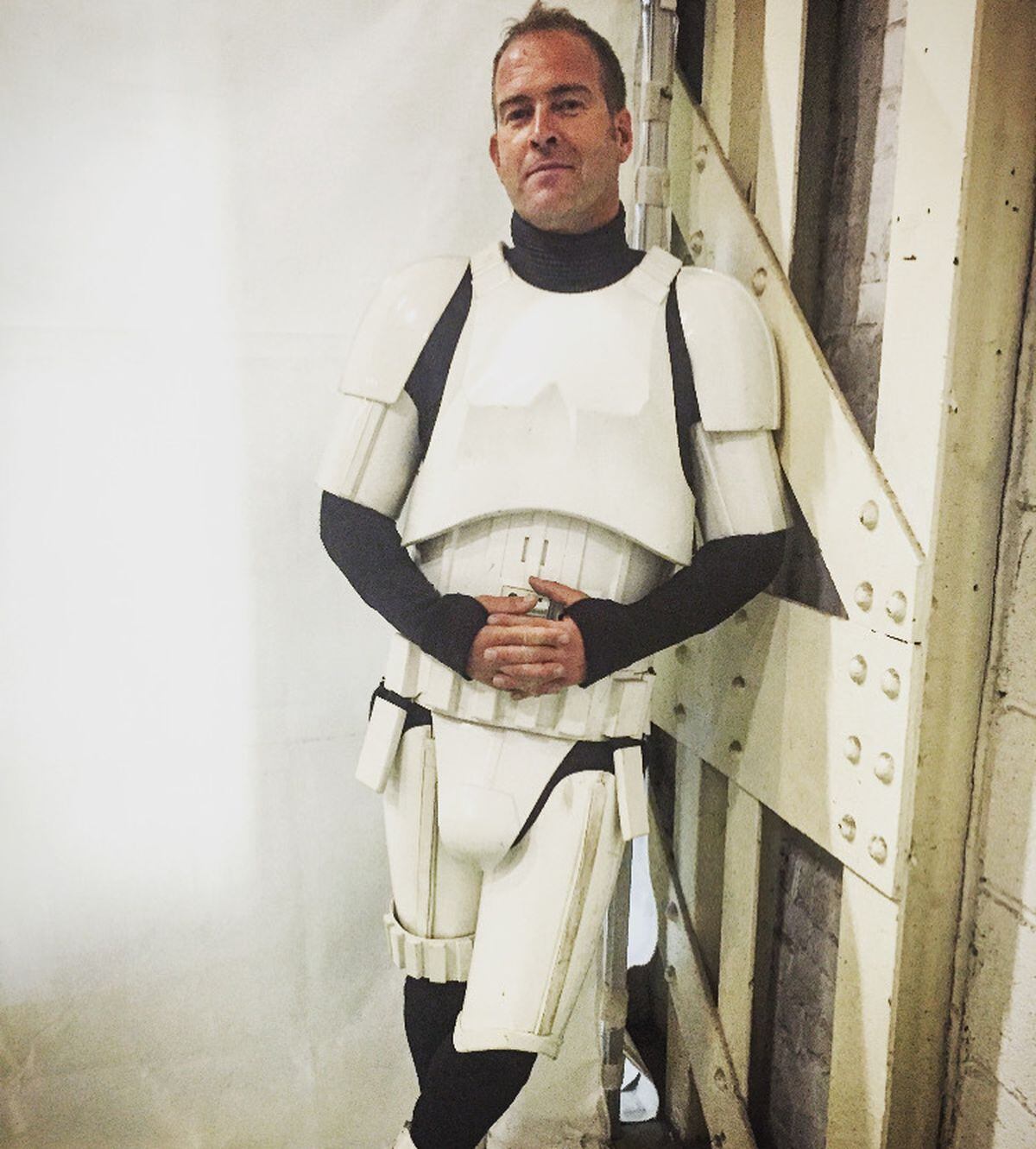 A day as a stormtrooper on the set of Star Wars movie Rogue One