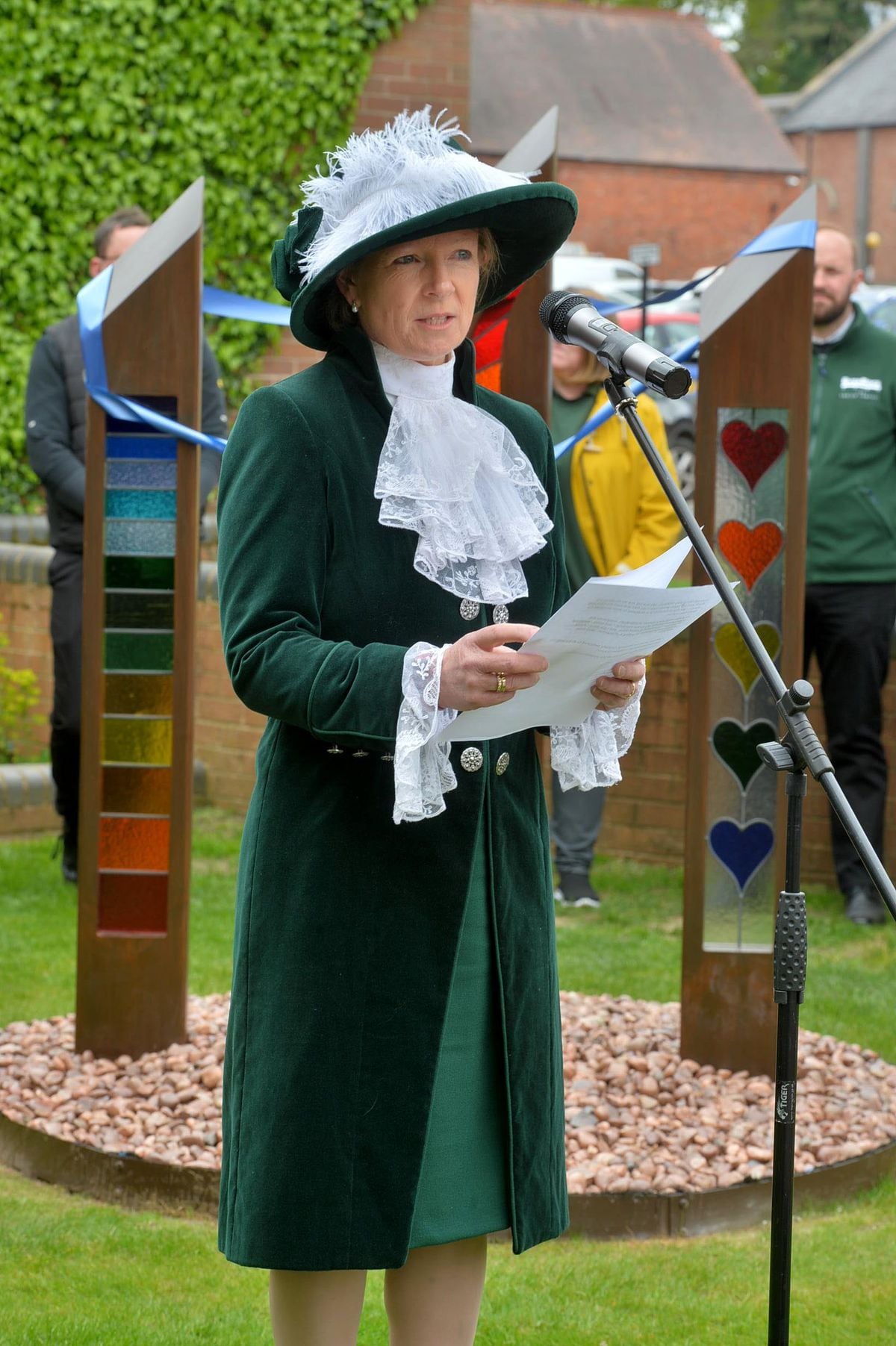 Shropshire High Sheriff Selina Graham at the unveiling