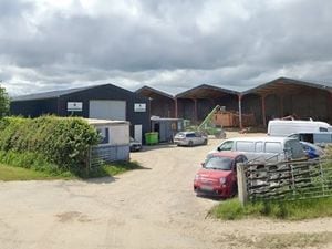 The Gaer farm, Golfa where plans to change the use of buildings to house log cabin construction business and adjoining sawmill have been submitted for a third time. 