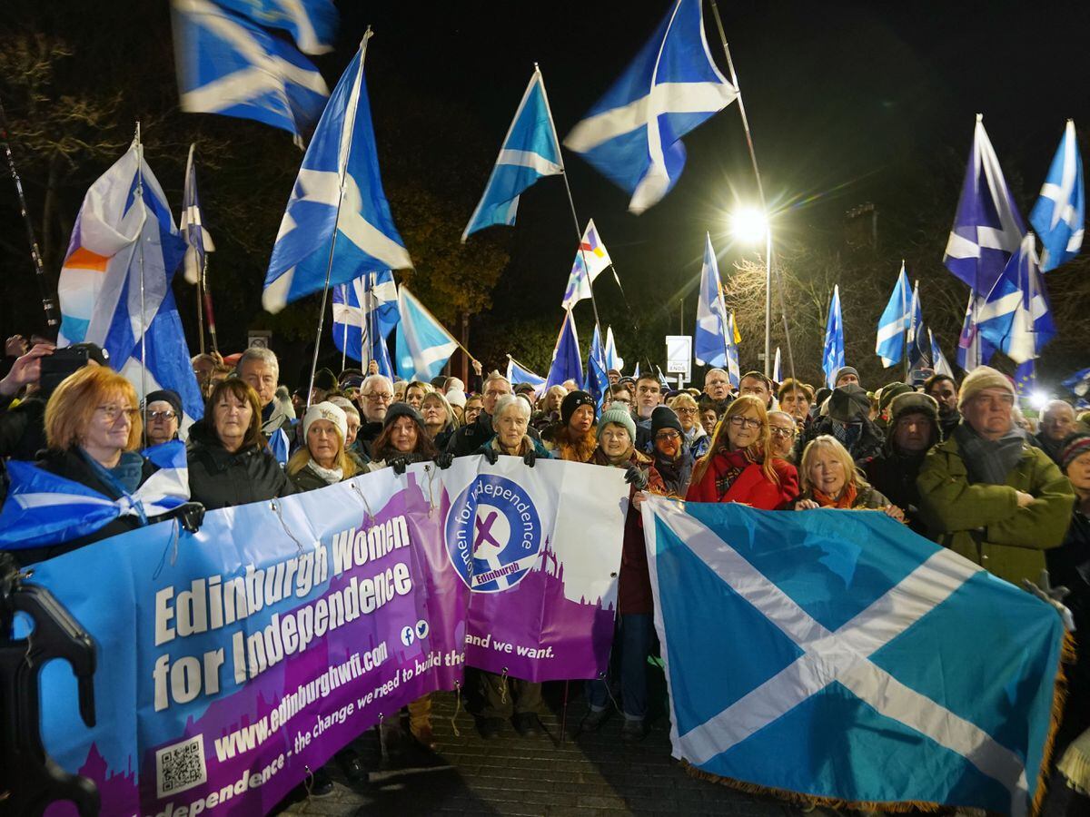 Independence supporters