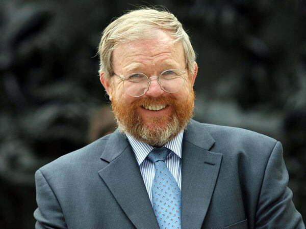 Bill Bryson stands at the ‘Gates of Hell’