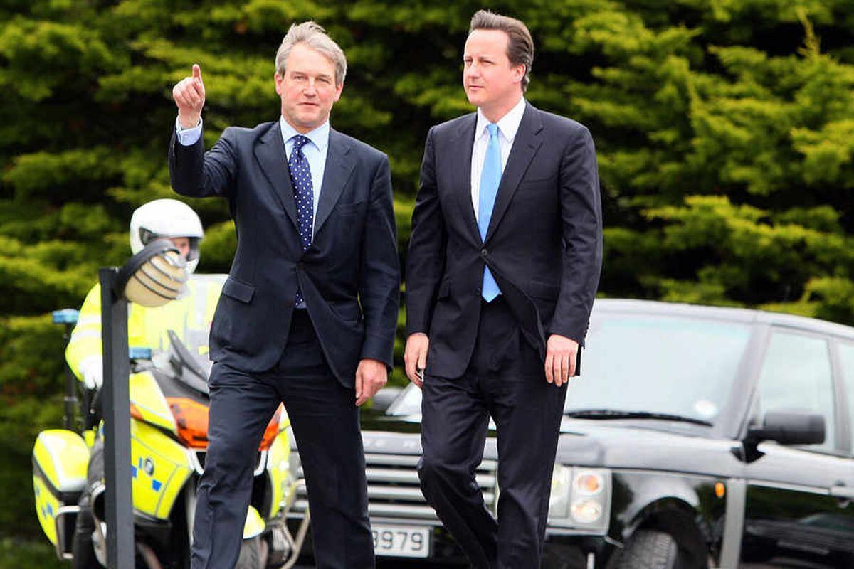 Owen Paterson with David Cameron