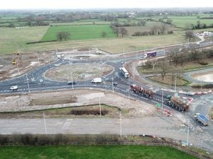 Images of the new Mile End Roundabout from the air.