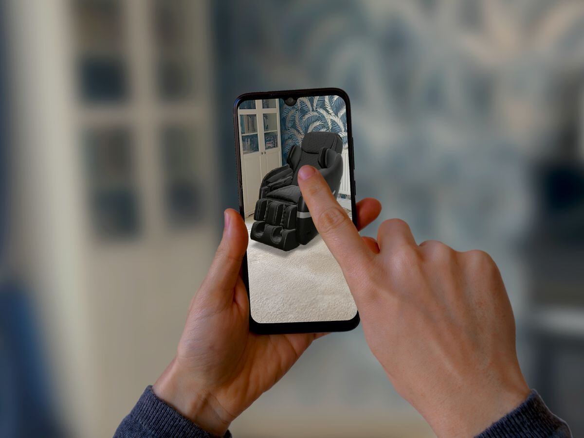 The Furniture for Life AR app in use
