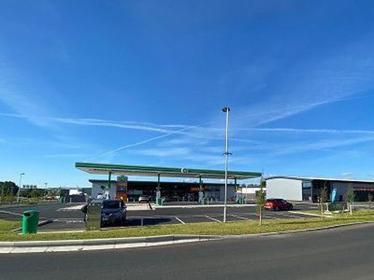 The service station which Euro Garages runs at Hadley Park East, Telford