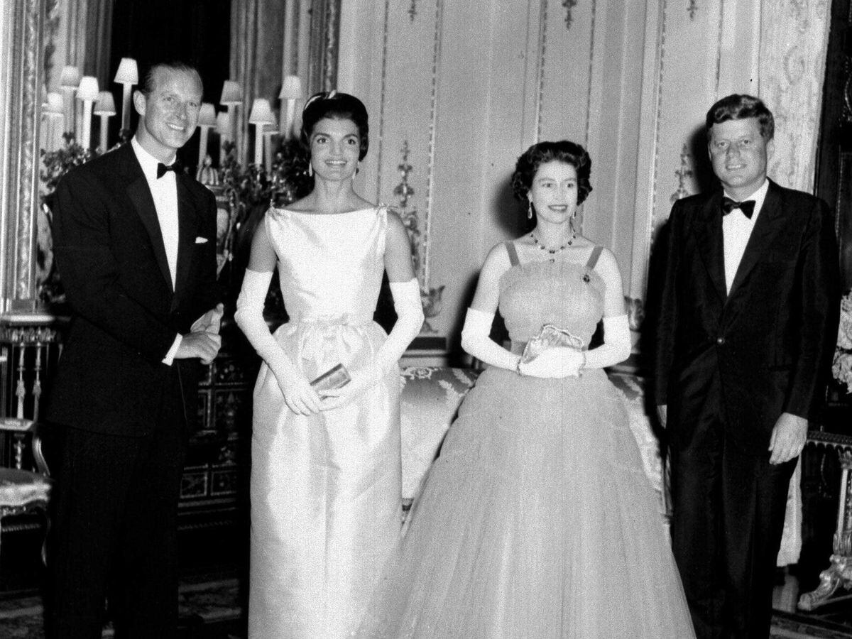 American President John F Kennedy and his wife Jacqueline with Queen Elizabeth II and the Duke of Edinburgh (PA)