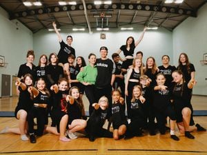 Barney Wilkinson and Emma Mullen visited Newport Musical Theatre Academy to work with the group's latest crop of talent.