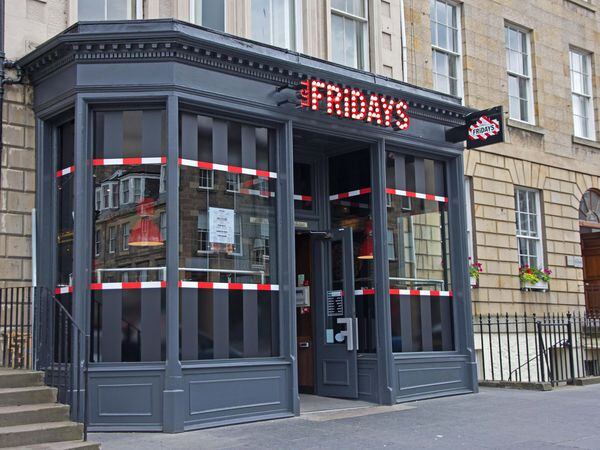 Fridays restaurant in Edinburgh