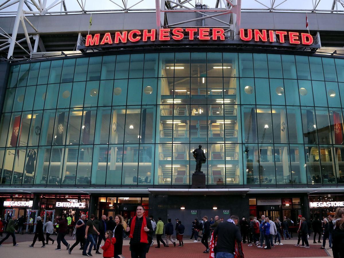 A general view from outside Old Trafford