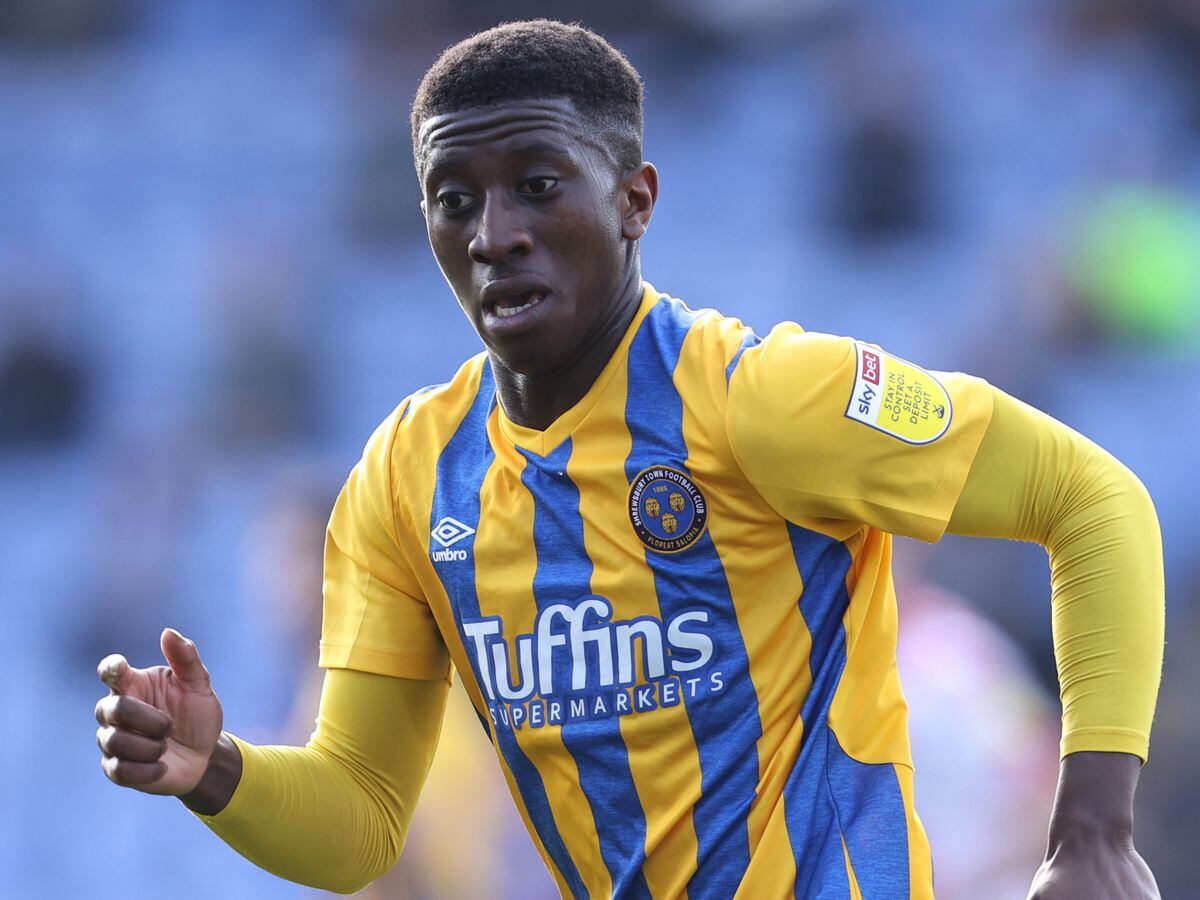 Tyrese Fornah has made a series of impressive performances for loan club Shrewsbury (AMA)