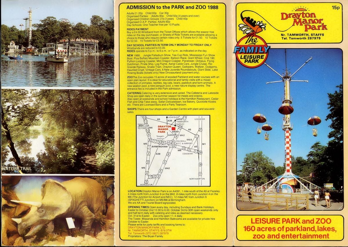 Former Drayton Manor leaflets