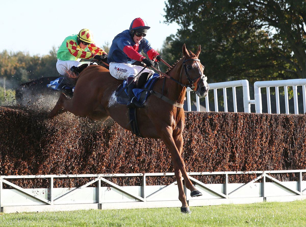 Jump racing at Ludlow. Picture: David Davies/PA Wire.