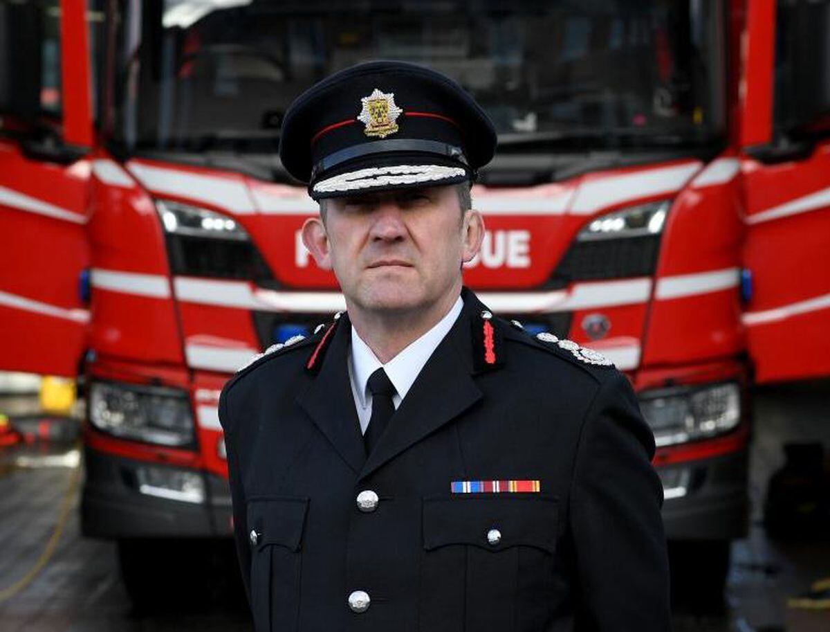 Rod Hammerton, chief fire officer at Shropshire Fire & Rescue Service