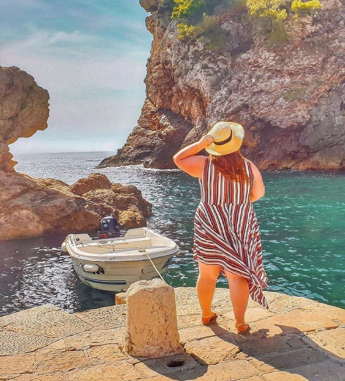 Kirsty in Dubrovnik, Croatia Photo: Instagram @Kirstyleannetravels