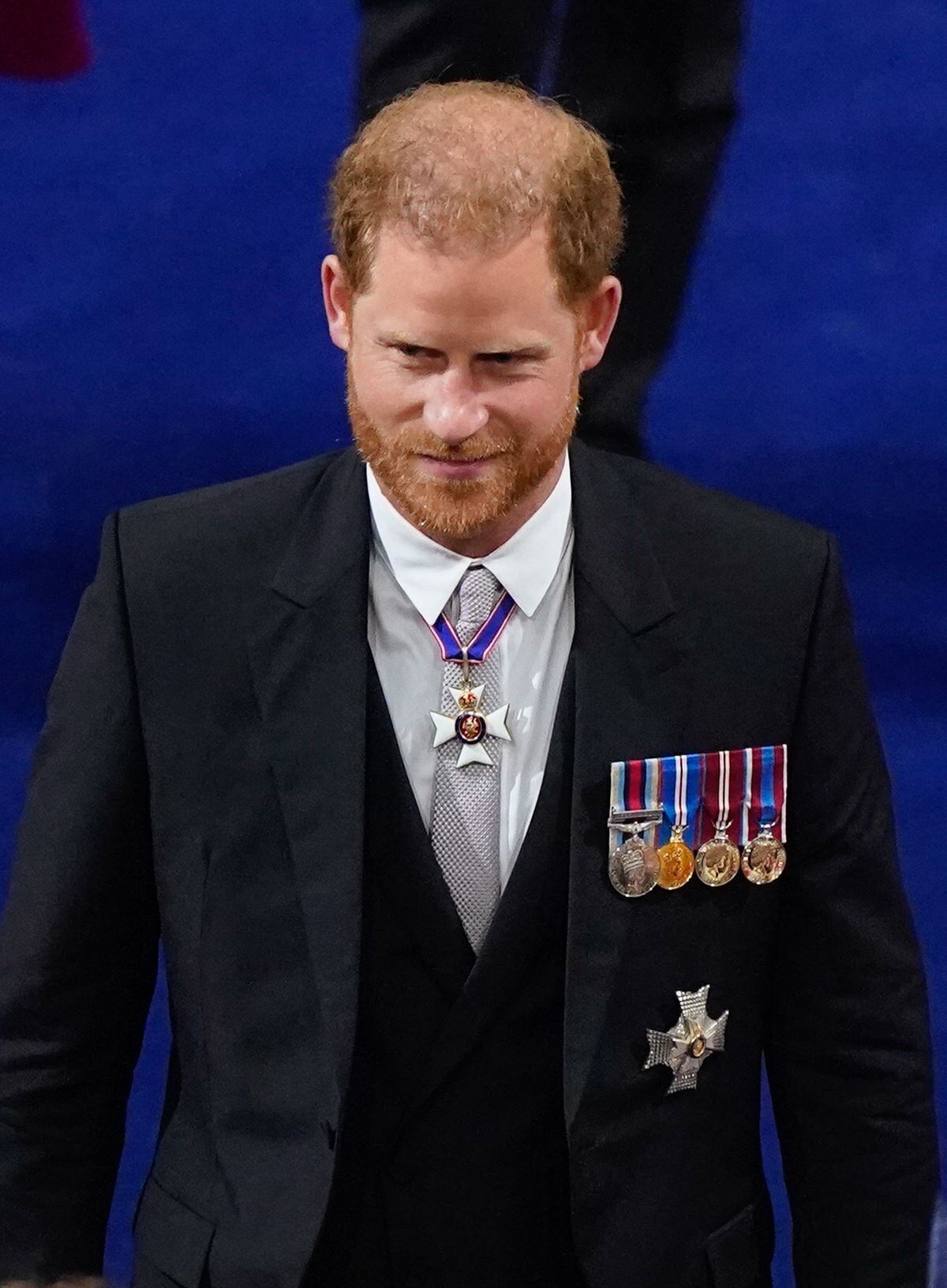The Duke of Sussex was the nearest royal to the Mayor of Bridgnorth. Photo: Andrew Matthews/PA Wire.