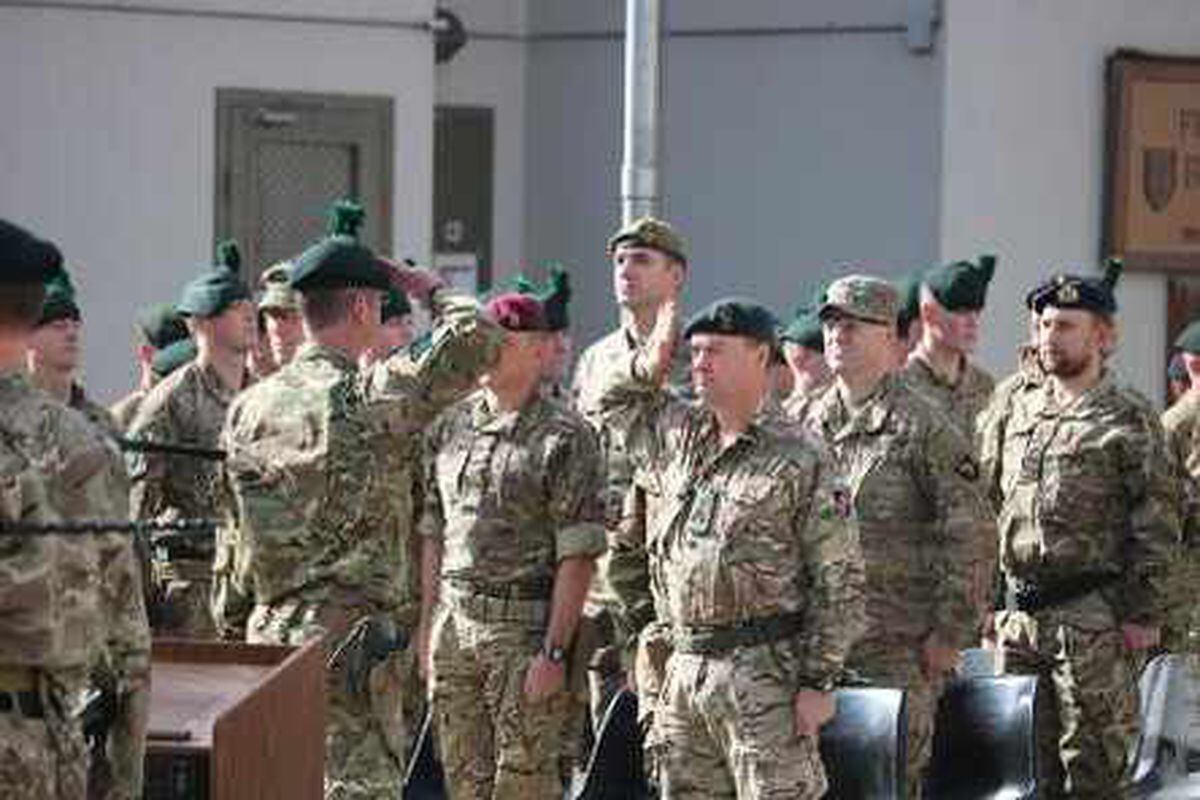 Shropshire soldiers told 'communication is key' as they arrive in Afghanistan
