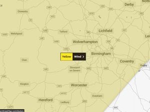 A yellow weather warning has been issued. Photo: The Met Office
