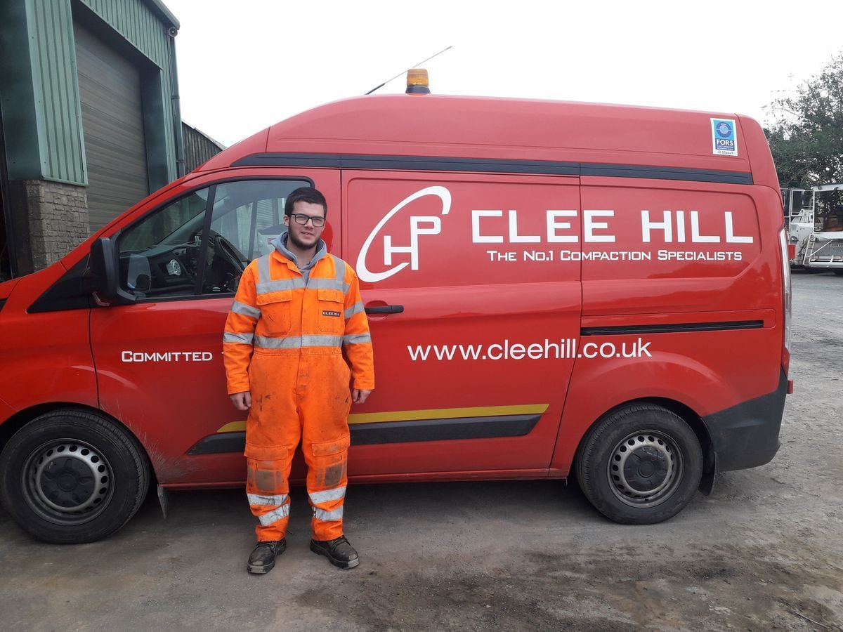 Clee Hill Plant apprentice Dylan Hadwen