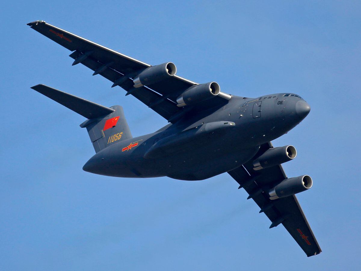 Chinese Y-20 transport aircraft