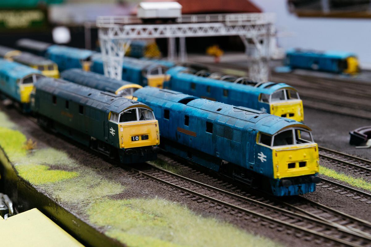 The Telford Railway Modellers Group's Model Railway Exhibition at Charlton Academy. 