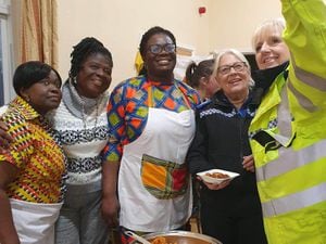 Ghanian food proved popular at the internation evening