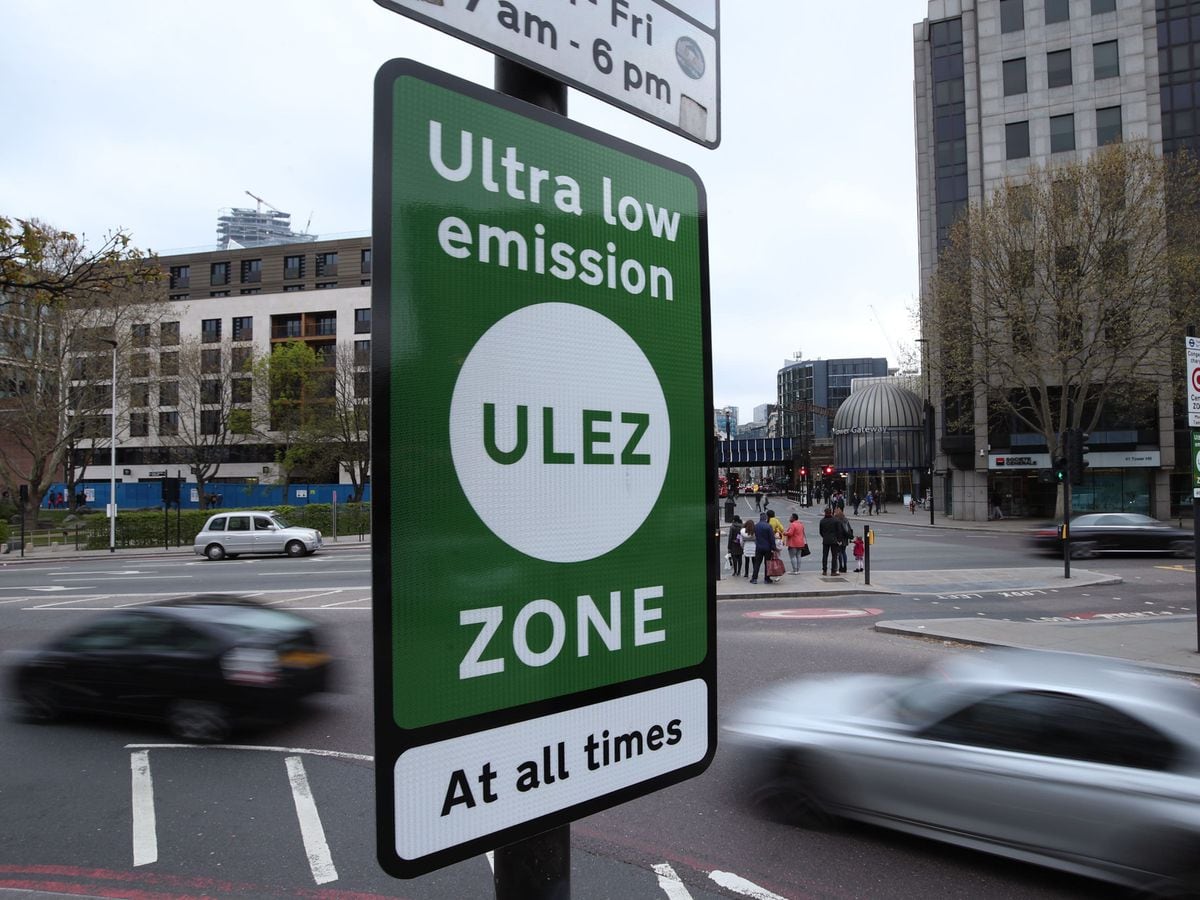 An Ultra Low Emission Zone sign